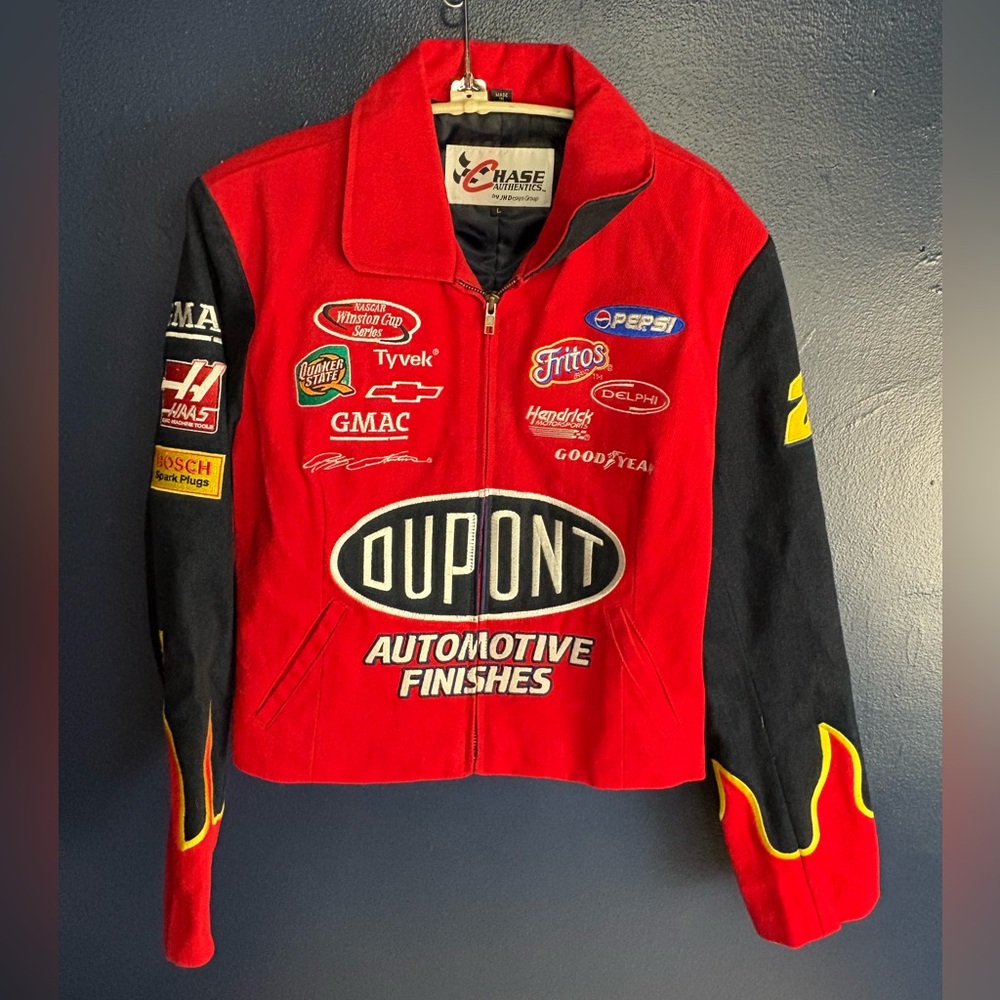 Womens Chase Authentics #24 Jeff Gordon jacket, size large